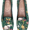 Africa Emerald Silk Slipper (Women)