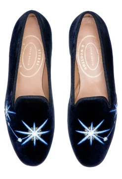 Aries Midnight Velvet Slipper (Women)