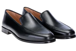 Black Calf Leather Venetian (Men)