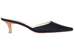 Black Raffia Greta