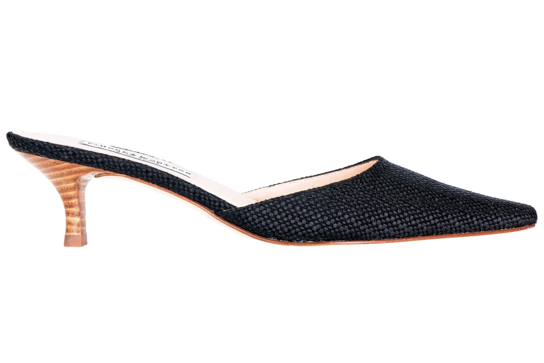 Black Raffia Greta