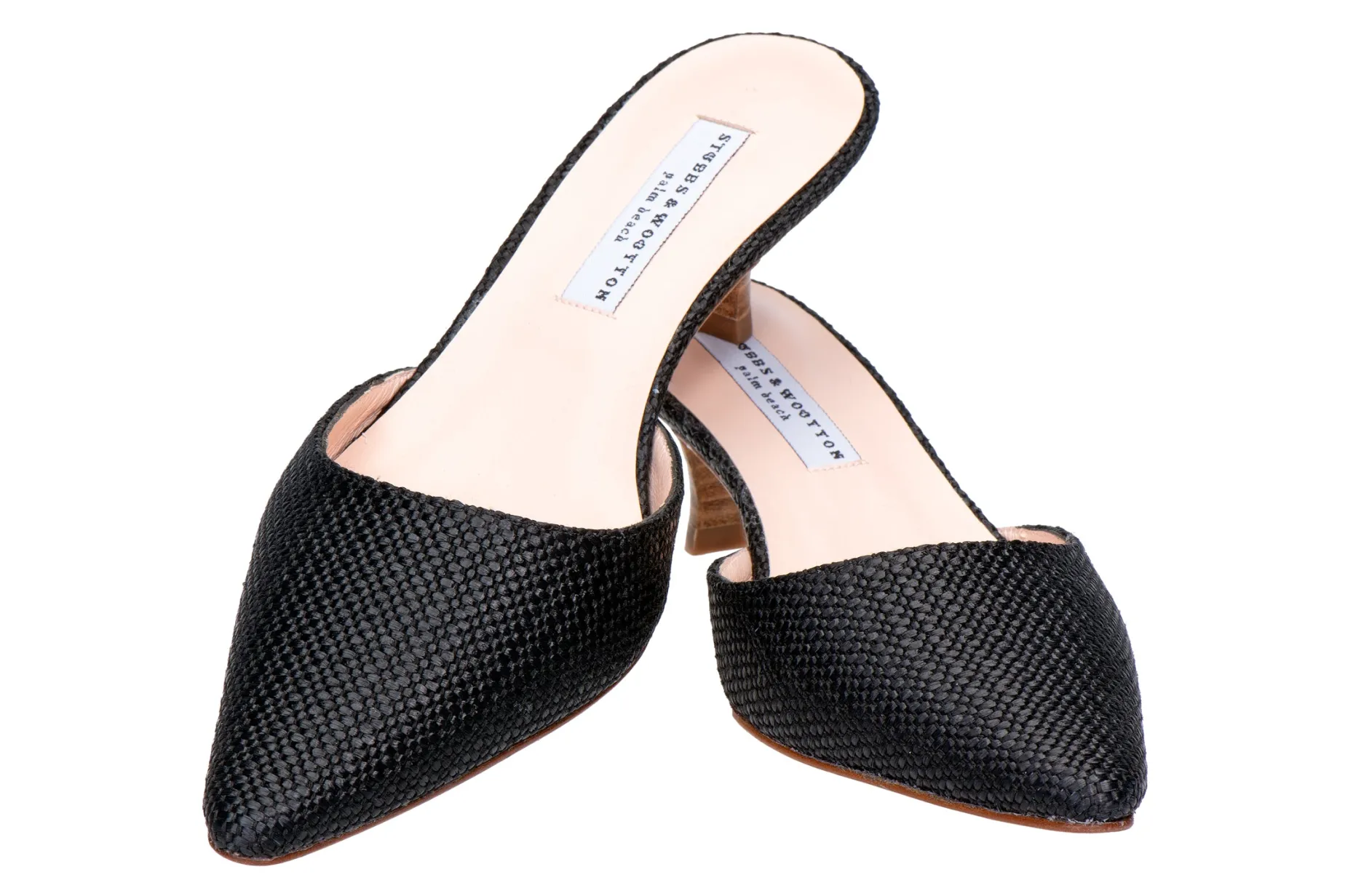 Black Raffia Greta