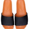 Black Raffia Slip (Women)