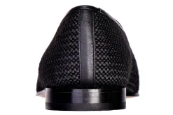 Black Raffia Slipper (Narrow)