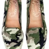 Camo Green Needlepoint Slipper (Men)