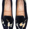Celebrate Black Velvet Slipper (Narrow)