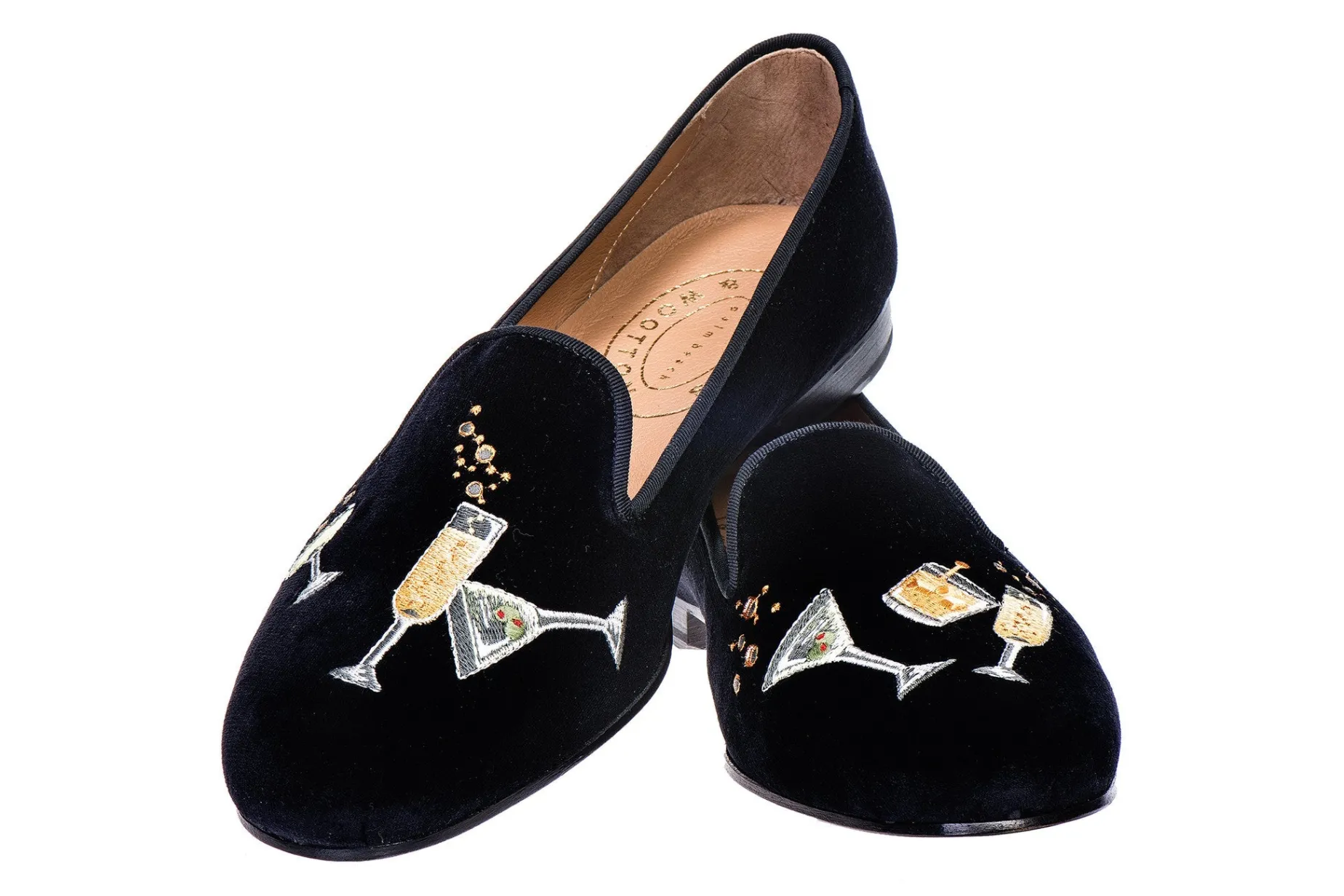 Celebrate Black Velvet Slipper (Narrow)