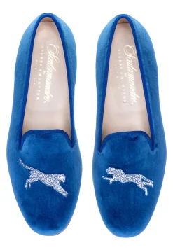 Cheetah Royal Velvet Slipper (Men)
