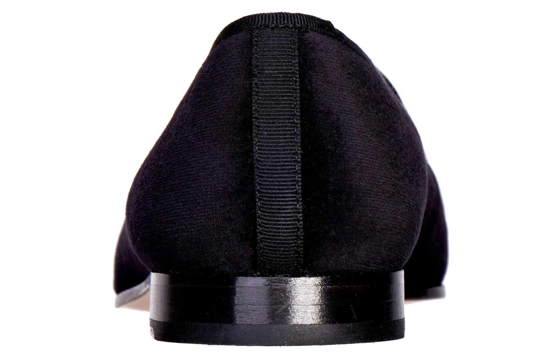 College Black Velvet Slipper (Men)