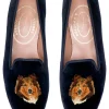Collie Black Velvet Slipper (Men)