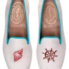 Conch Helm Linen Slipper (Men)