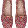 Cuenca Red Needlepoint Slipper (Women)