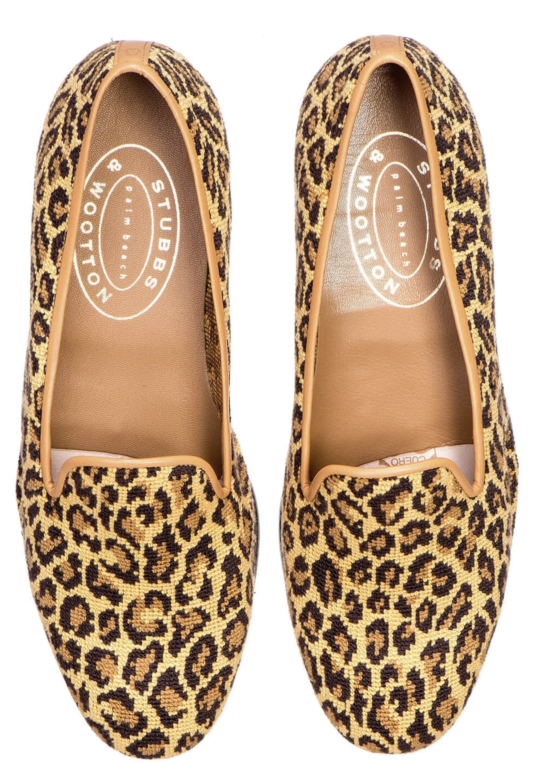 Jane Leopard Needlepoint (Narrow)