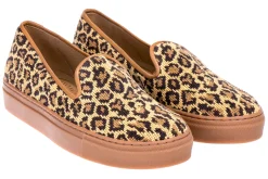 Jane Leopard Needlepoint Sneaker (Men)