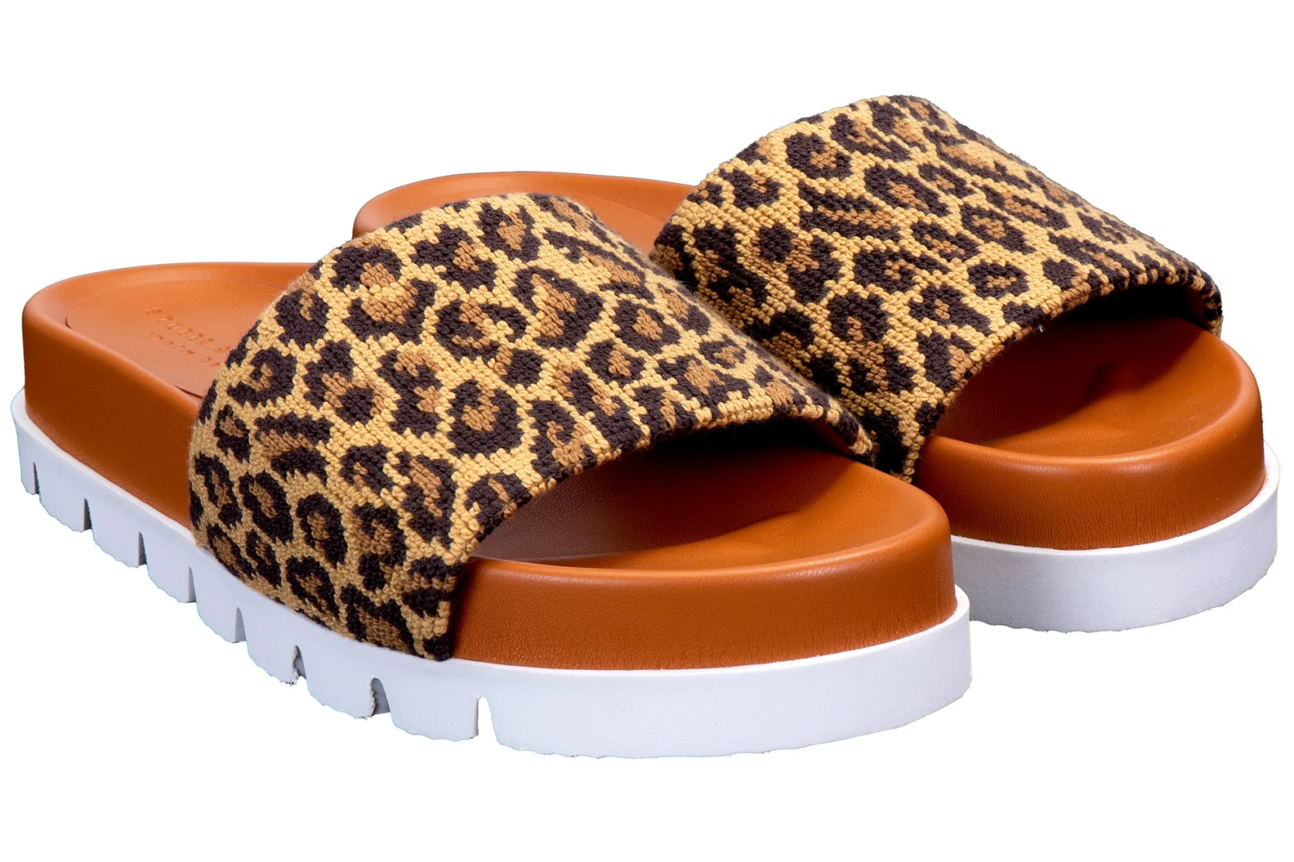 Jane Leopard Needlepoint Slip (Women)