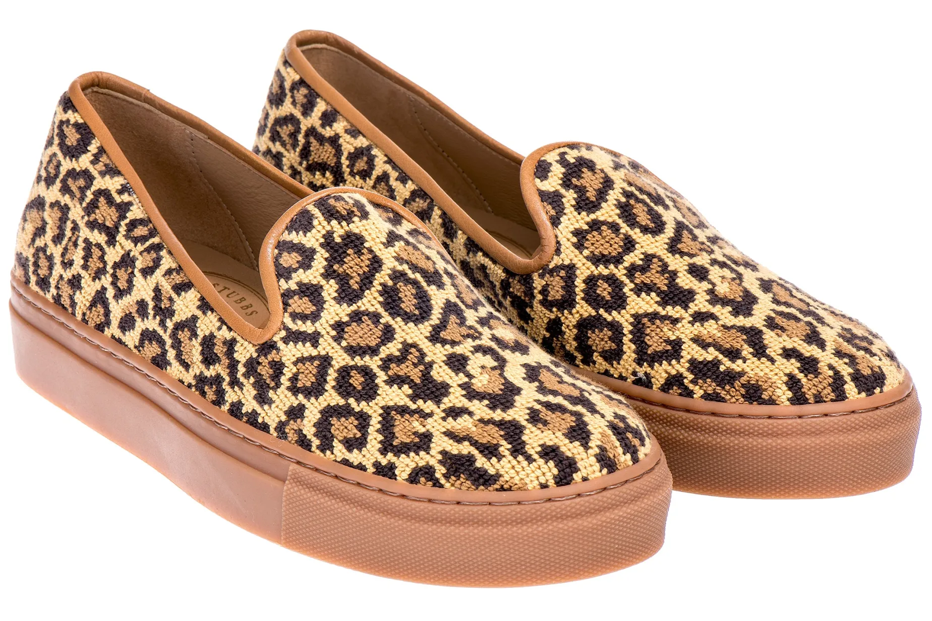 Jane Leopard Needlepoint Sneaker (Men)