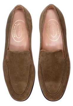 Khaki Loden Suede Venetian (Men)