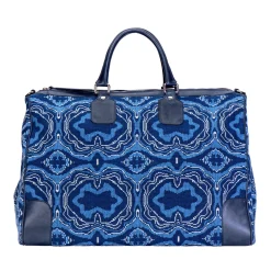 Lazurite Needlepoint Weekender
