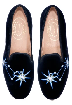 Leo Midnight Velvet Slipper (Men)