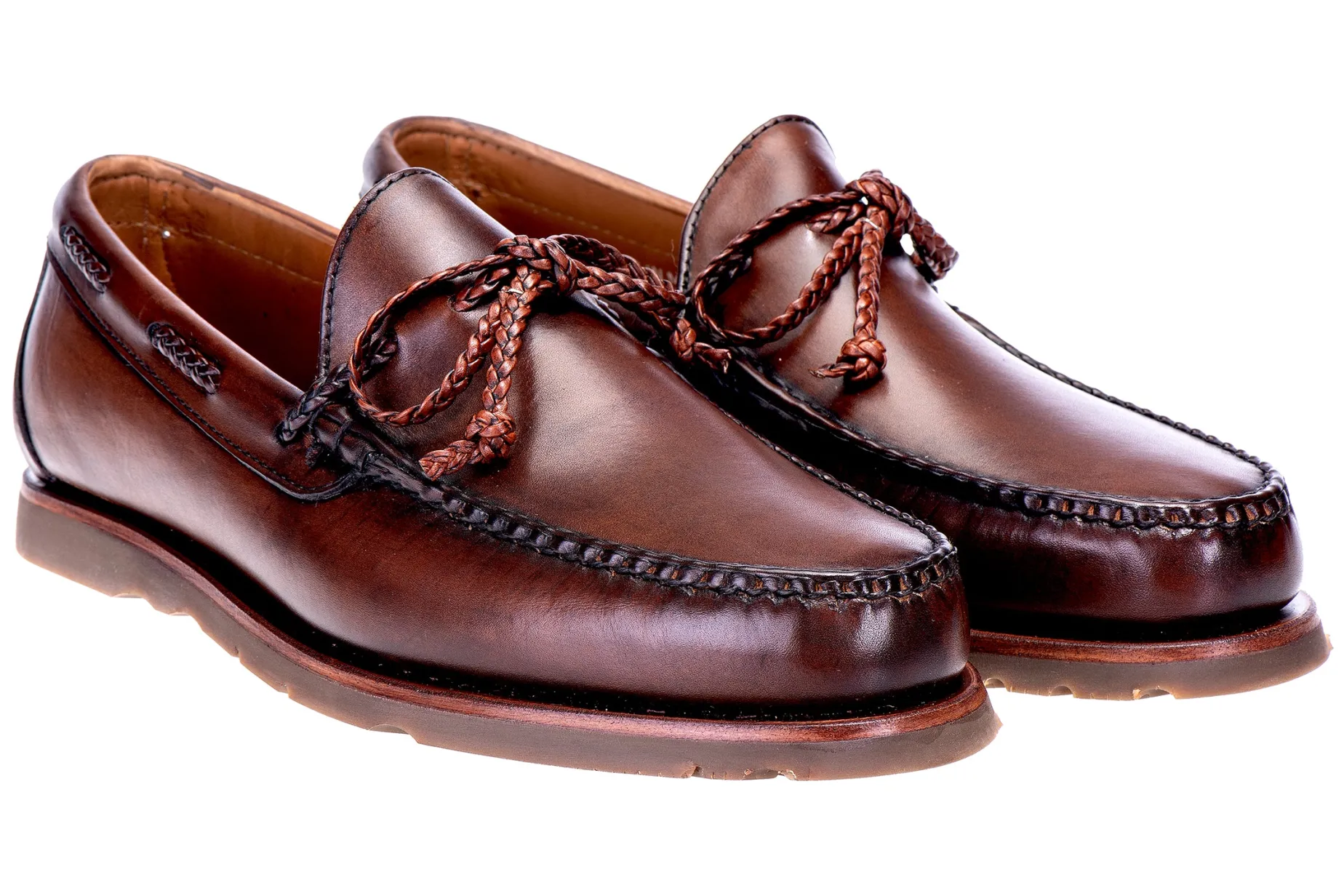 Merritt Brown Boat Shoe (Men)