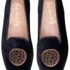 Metropolis Bronze Velvet Slipper (Men)