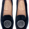 Metropolis Nickel Velvet Slipper (Men)