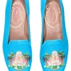 PB Clocktower Turquoise Linen (Women)