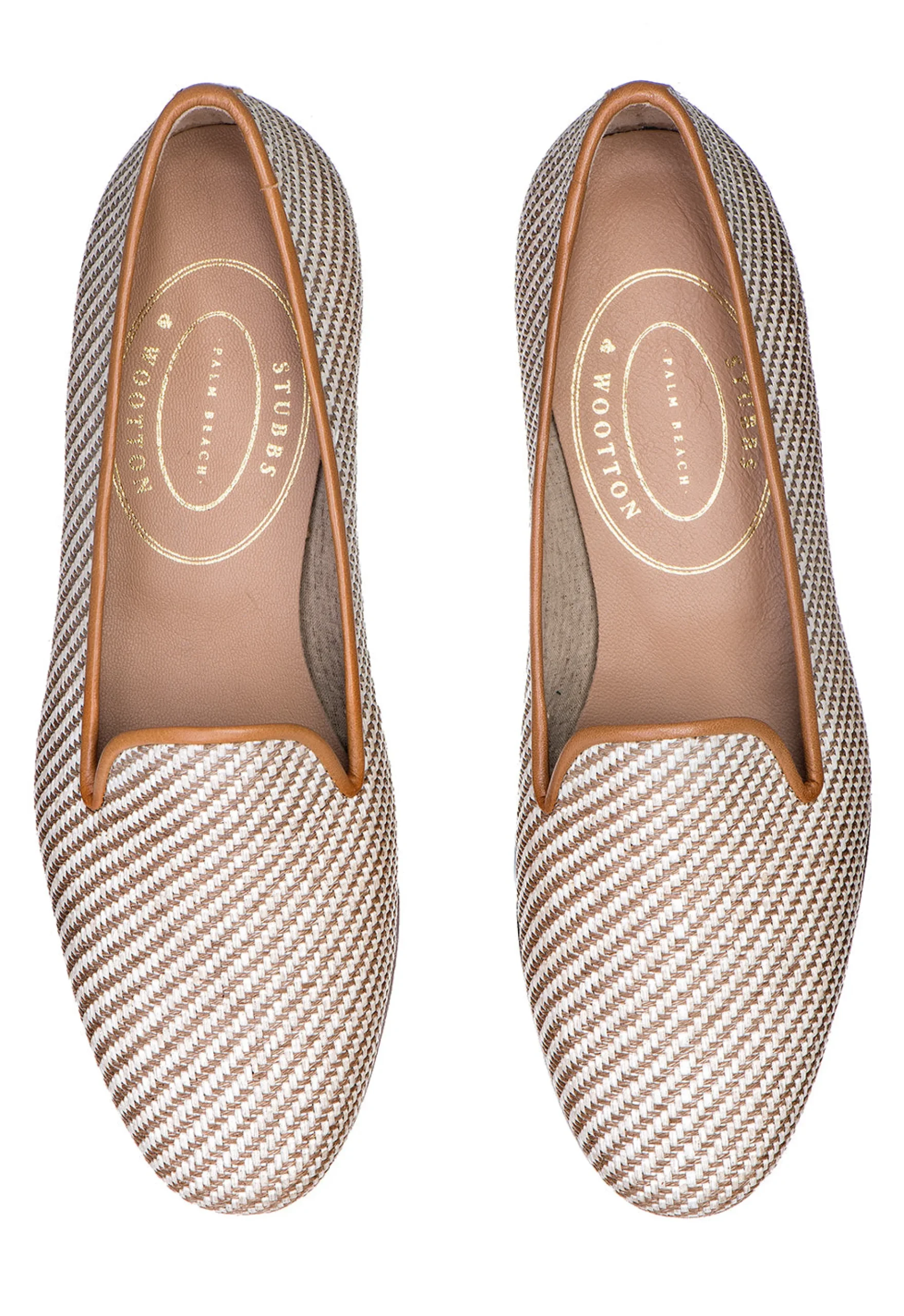 Straw Cream Raffia Slipper (Women)