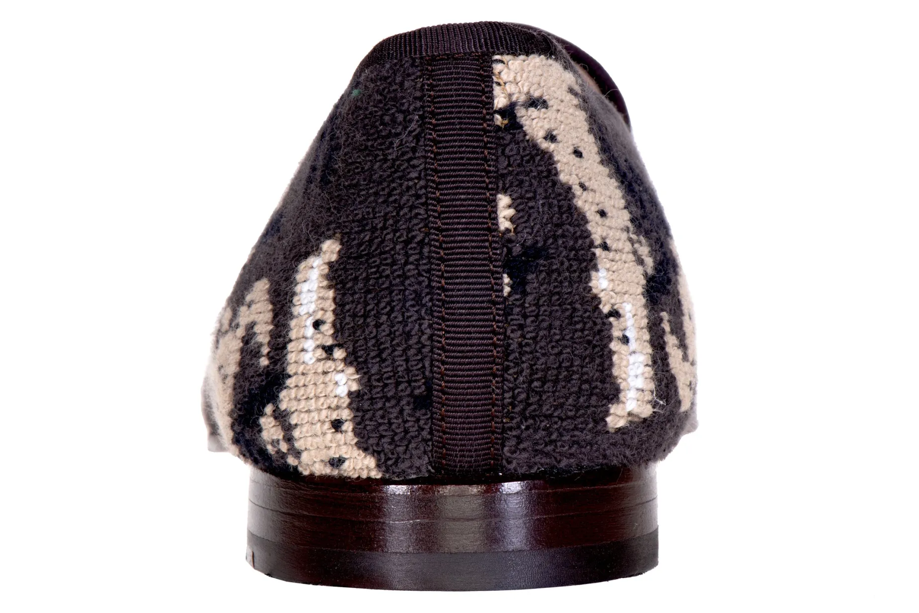 Wetlands Noir Needlepoint Slipper (Men)