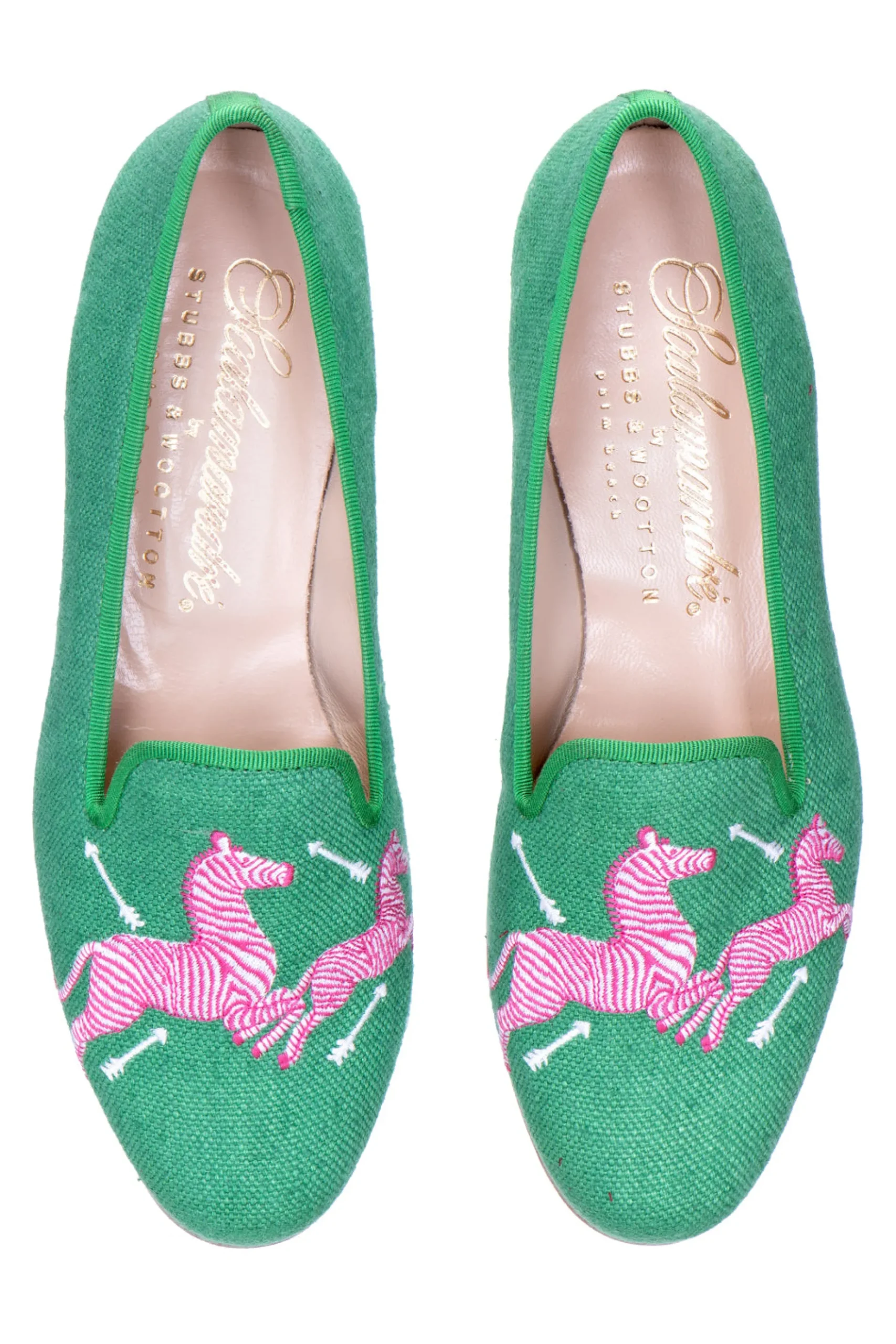 Zebras Kelly Linen Slipper (Women)