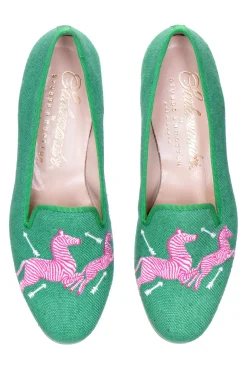 Zebras Kelly Linen Slipper (Men)